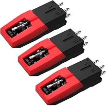 DIGITNOW! Record Player Needle Replacement, Universal Replacement Stylus Needles with Cartridge, Turntable Diamond Replacement Stylus for Vinyl Record Player, Vintage LP, Phonograph (3 Pack)