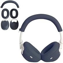 Aiivioll 3 Set WH 1000XM6 Earpads Cover for Sony WH-1000XM6 Headphones, Embody EarPad/Ear Cover/Headband Cushion Protector, Sweat Proof Soft Silicone Headphones Accessories (Midnight Blue)