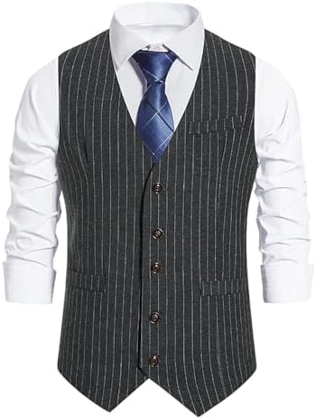 YSENTO Men's Suit Vest