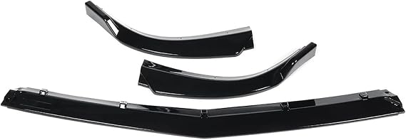 Front Lip Spoiler For Benz C Klasse W204 C180 C200 2011-2013 Front Bumper Lip Chin Spoiler Carbon Fiber Look Diffuser Diffusor Normal-B-matteblack(A-glossyblack)