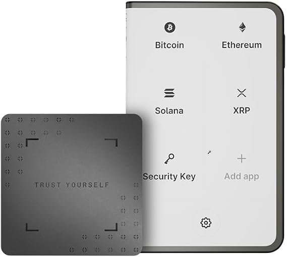 Ledger Stax Grafit Kripto Donanım Cüzdanı ve Recovery Key - Soğuk Cüzdan
