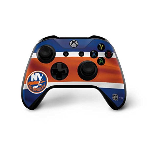 Skinit Decal Gaming Skin Compatible with Xbox One X Controller - Officially Licensed NHL New York Islanders Jersey Design