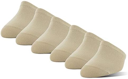 Peds Womens Mule Toe Capper No Show Socks 6-Pack