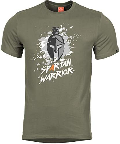 Pentagon Mens Ageron Spartan Warrior T-Shirt Olive