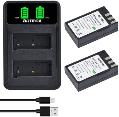 Batmax EN-EL9 Battery2-Pack and Compact USB Dual Charger for Nikon EN-EL9, EN-EL9a and Nikon D40 D40x D60 D3000 D5000 Cameras