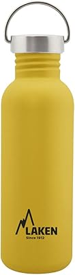 LAKEN Unisex - Adult BSH75AM Water Bottle Yellow 750ml