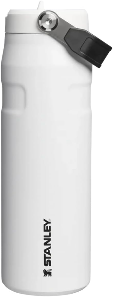 Stanley Iceflow Bottle Flip Straw 2.0 0.7L Stainless Steel Water Bottle with Flip Straw (Chalk)
