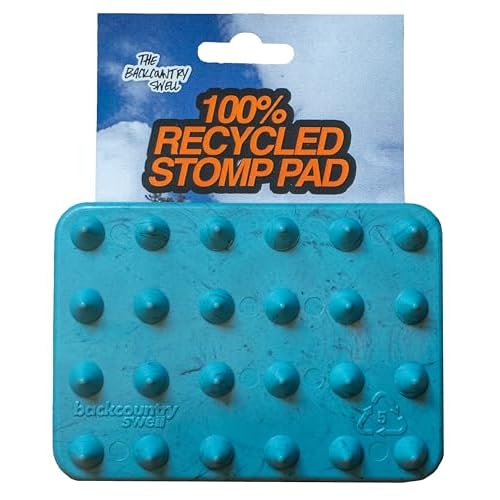 Snowboard Stomp Pad, 100% Recycled Plastic - Spike Grip - Snowboard Traction Pad