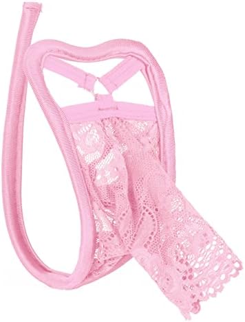 CHICTRY Mens C-String Thongs Mesh Transparent Panties Invisible Lingerie Gay Jockstrap Underwear