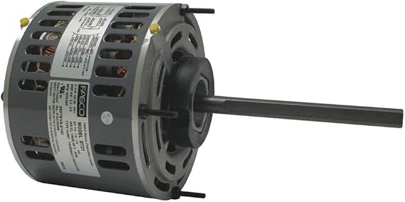1/4 hp 1075 RPM 3-Speed 115 Volts 5.6" Diameter Fasco Furnace Motor # D721