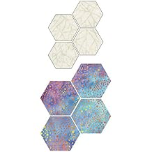 Accuquilt 55422 English Paper Punch Piecing Hexagon 1 Inch / 2.5 CM Finished Sides