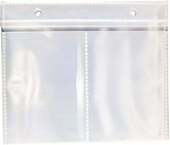 50 Sheets Mini Photo Album Refill Pages for 2x3 Inch Films 2 Ring Binder
