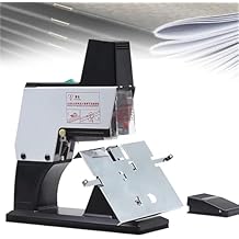 110v/220velectric Book Binding Machine,106 Auto Electric Stapler,Office Riding Stapler Book Binderheavy Duty Flat and Book Binding Machine 2-40 Sheet,110V