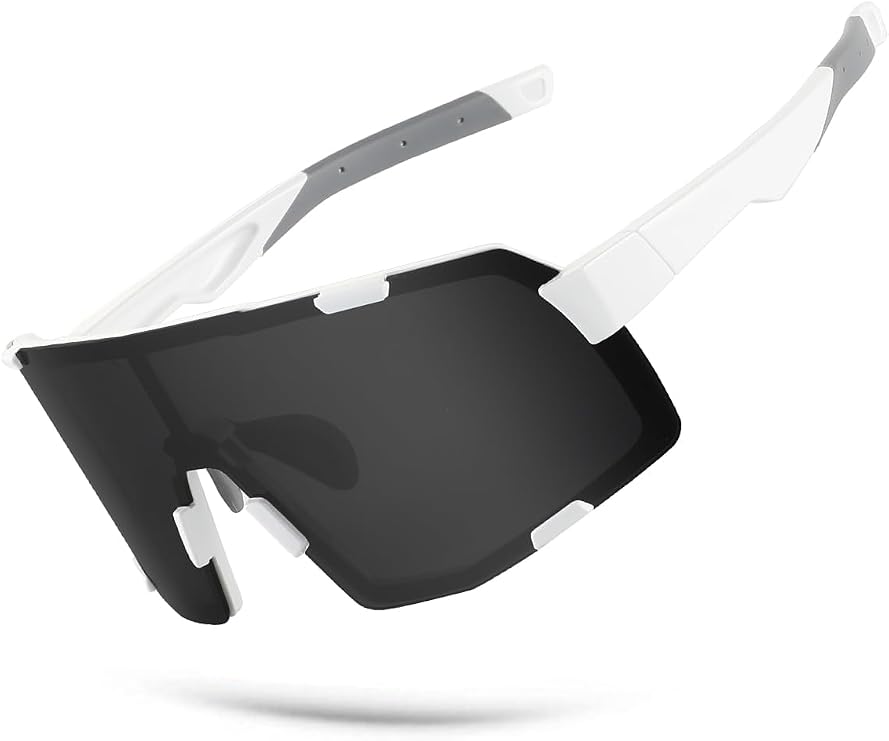 OULAIQI Cycling Sunglasses for Men Women,UV Protection Sports Running Glasses for Baseball Softball Driving Biking Volleyball