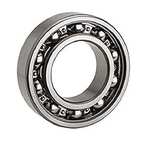 NTN Bearing 6009 Single Row Deep Groove Radial Ball Bearing, Normal Clearance, Steel Cage, 45 mm Bore ID, 75 mm OD, 16 mm Width, Open