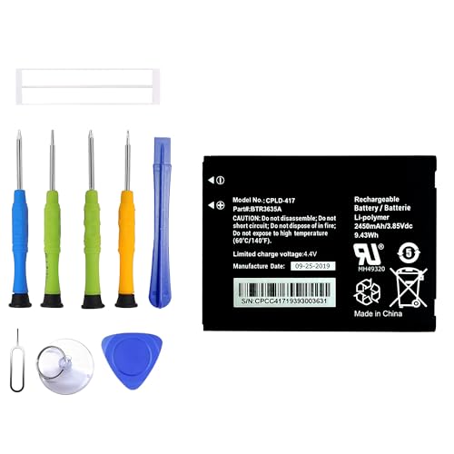 CPLD-417 Rechargeable Battery Compatible with CoolPad Defiant BTR3635A with Tools