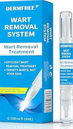 Wart Removal Pen for Warts, Corns, Spots, wart Removal Pen for face, Body and Hands Skin tag Removal kit-4ml