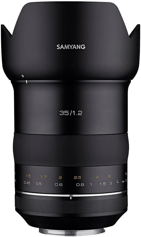 Samyang XP 35mm F1.2 High Speed Wide Angle Lens for Canon EF