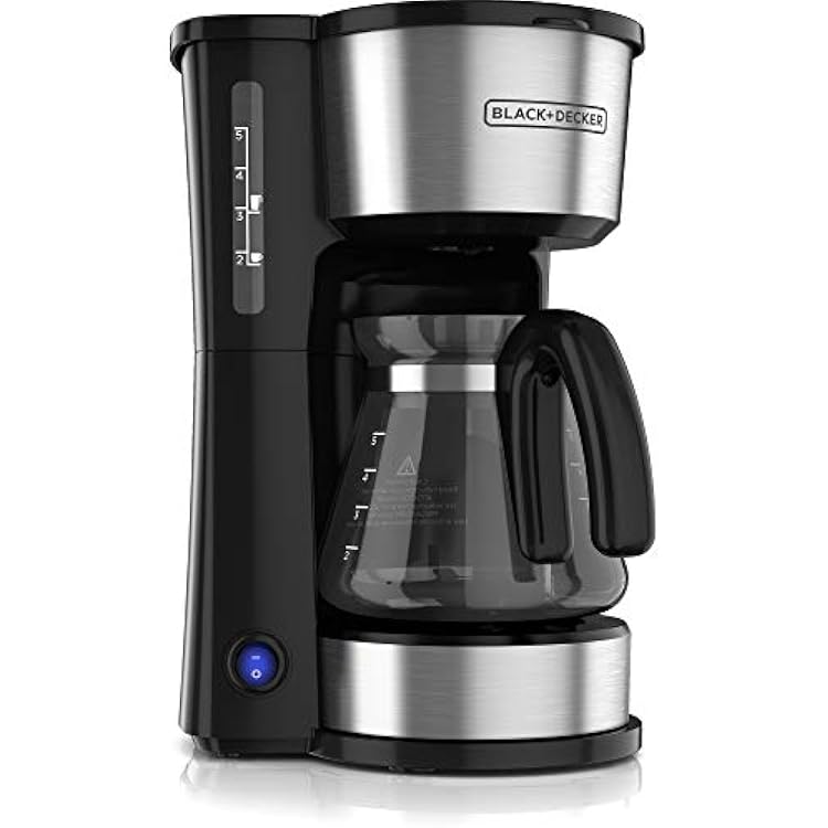 BLACKDECKER CM0755S-CL 4-in-1 Coffee Maker, 5 Cup, 220V Not for USA