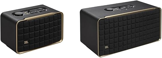 JBL Authentics 500 - Wireless Home Speaker with Bluetooth, Voice Control, and Dolby Atmos & Authentics 200 - Wireless Home Speaker, Built in Wi-Fi, Bluetooth and Voice Assistants