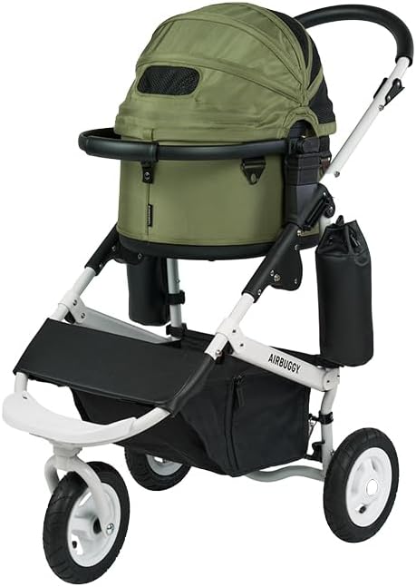AIRBUGGY DOME3 SMALL SET MOSSGREEN/Frame White Air Buggy Dome 3 Small Size Main Unit