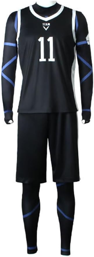 QAHEART Seishiro Nagi Anime Cosplay Football Jersey Kits Isagi Yoichi Reo Mikage Soccer Training Jersey Cosplay Costume