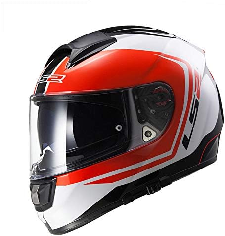 LS2 Helmets Citation Road Touring Vantage Full Face Motorcycle Helmet with Twin Shield System (X-Large, Wake)