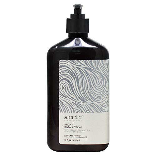 Amir Argan Oil Body Moisturizer Lotion 18 fl.oz - Mega Size with Acai Berry extract.