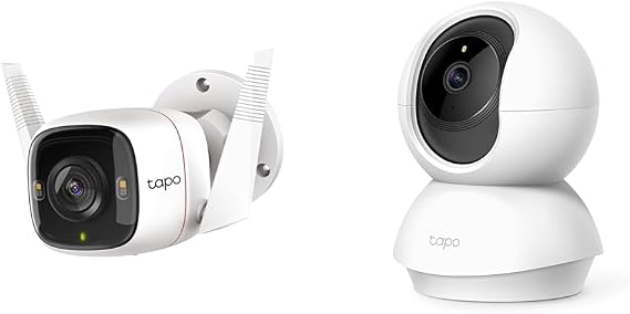 TP-Link C200 WiFi Network Camera, Outdoor Camera, Security Camera, 2K QHD Light, Voice Calling, Tapo C320WS + Network Wi-Fi Camera, Full HD, Indoor Camera, Night Shooting, Intervoice Voice