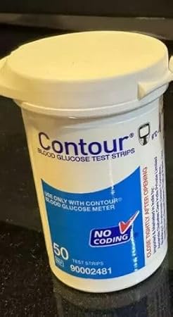 generic New Blood Contour Test Strips x 50 only Used for Contour Meter with Our Box