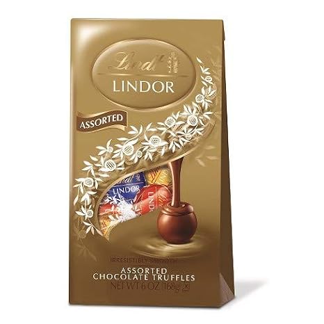 Lindt Lindor Assorted Chocolate Truffles - 6oz