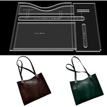 RIVEENY Handbag Tote Bag Acrylic Template, Leather Pattern Handbag Acrylic Leather Tote Bag (AAB-765)
