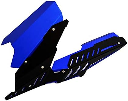 Motorcycle Accessories Compatible with Yamaha YZF R3 R25 MT03 CNC Rear Fender Mudguard & Chain Guard Cover Kit Compatible with Yamaha YZF-R25 R3 2013-2017 MT-03 2015-2017(Blue)