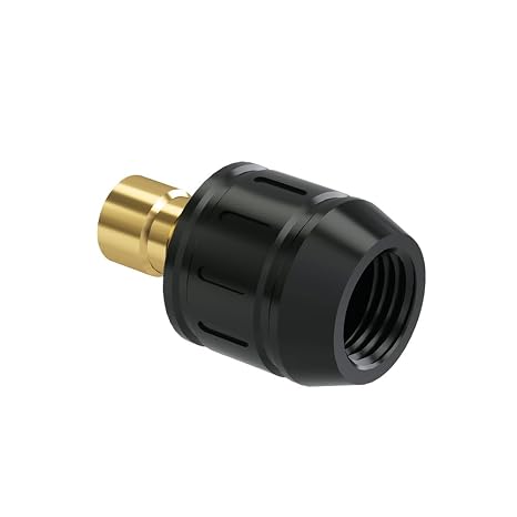 Barrow Professional Edition Male Quick Disconnect, Black | Brass Material, Black Finish, G1/4 Threading, Quick-Release Mechanism