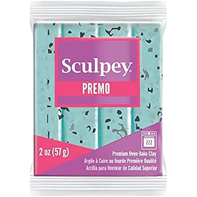 Sculpey Premo, Turquoise Granite