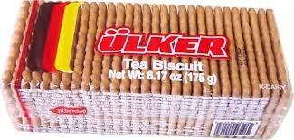 Ulker Cay Biskuvisi - Ulker Tea Biscuit - Ulker Petite Beurre Biscuits (Pack of 4)