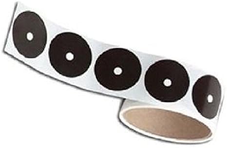Set of 10 Pool Table Spots - Solid Black w/ White Billiard Dot