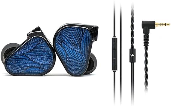 TRUTHEAR x Crinacle Zero: BLUE2 Çift Dinamik Sürücülü Kulak İçi Kulaklık, Çıkarılabilir Kablo (3,5 mm + mikrofon kablosu)