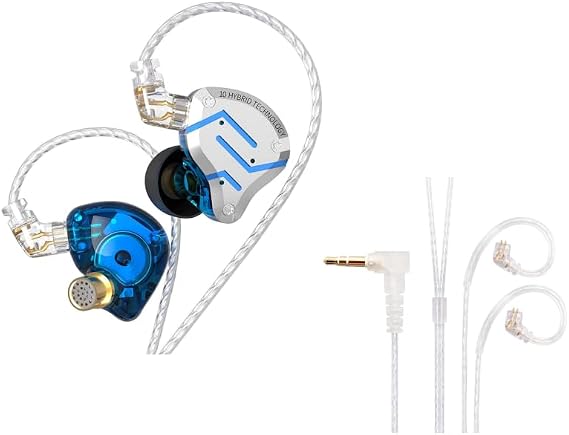 KBEAR ST10 QDC Pin IEM Cable and KZ ZS10 Pro Gaming Earbuds