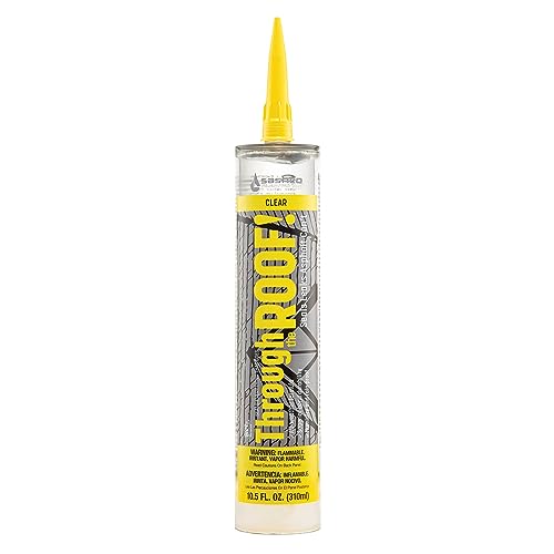 Sashco - 14010 Through The Roof Sealant, 10.5 oz Cartridge, Clear Pack of 1