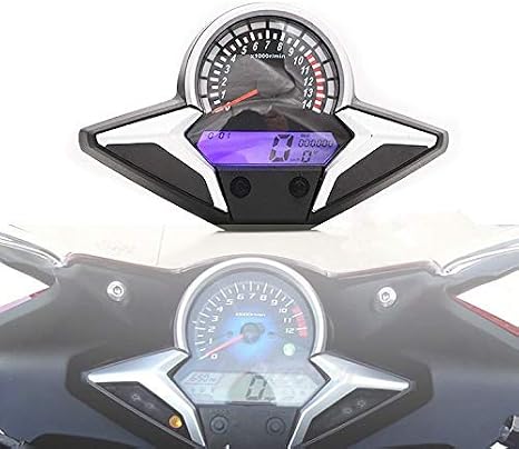 Motorcycle LCD Digital Speedometer Odometer Tachometer Gauge KMH For Honda CBR250R CBR 250 Custom