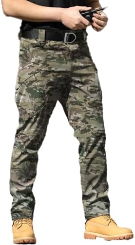 Flexcamo - Tactical Waterproof Pants, Texwix Tactical Pants, Flex Camo Cargo Pants for Men, Tactical Pants for Men (CP,XXL), XX-Large