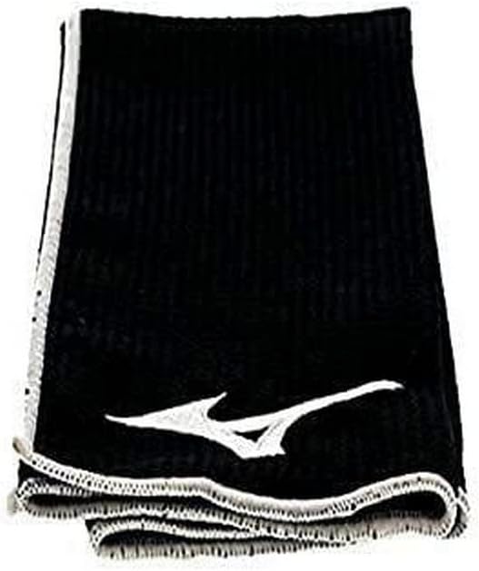 Mizuno Microfiber Cart Towel, Black Large