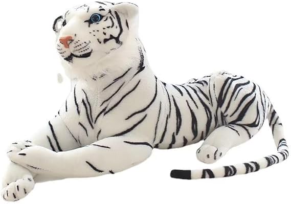 White Tiger Stuffed Animal - Stuffed Tiger Plush Toy(17 inches-Excluding The Tail