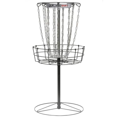 DGA Mach Shift 3-in-1 Portable Disc Golf Basket PDGA Approved Target with 3 Putting Configurations Standard, Advanced, Pro Shift IndoorOutdoor Practice Basket