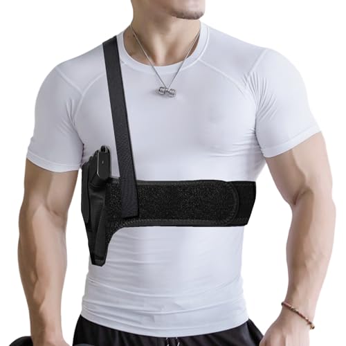 Quick Draw Shoulder Holster - Belly Band Holster for Everyday Comfortable Concealed Carry for Small, Compact and Other Similar Gear