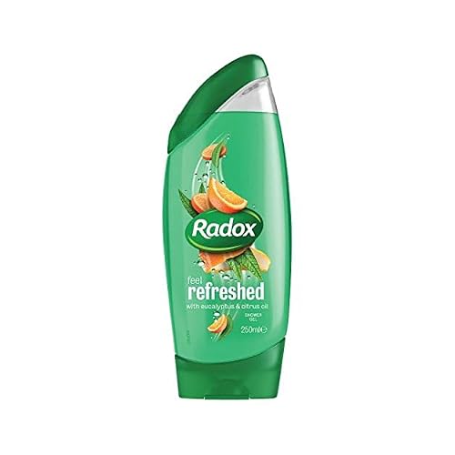 Unilever Radox Feel Refreshed with Eucalyptus and Citrus Oil Shower Gel 250 ml Pack of 6