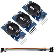 3PCS High Precision DS3231 AT24C32 IIC Real Time Clock Module Board Timer Memory Module Beats Replace DS1307 + 10P Jumper Cable