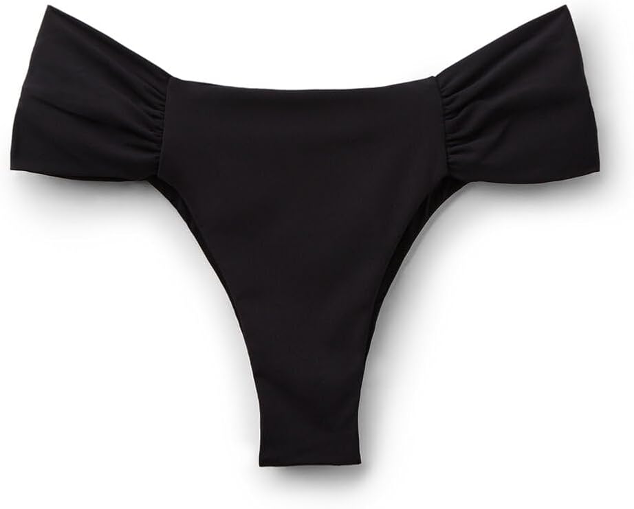 CALZEDONIA Premium Fit Draped Brazilian Swimsuit Bottom