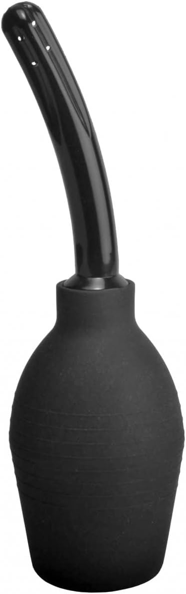 Cleanstream Deluxe Enema Bulb, Malleable and Soft Tube, Leak-Free, Holes On Tip and Sides, Secured-Seal, Screwed Nozzle, 300Ml Bulb